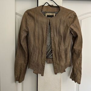 Plein Sud Suede Corset Jacket